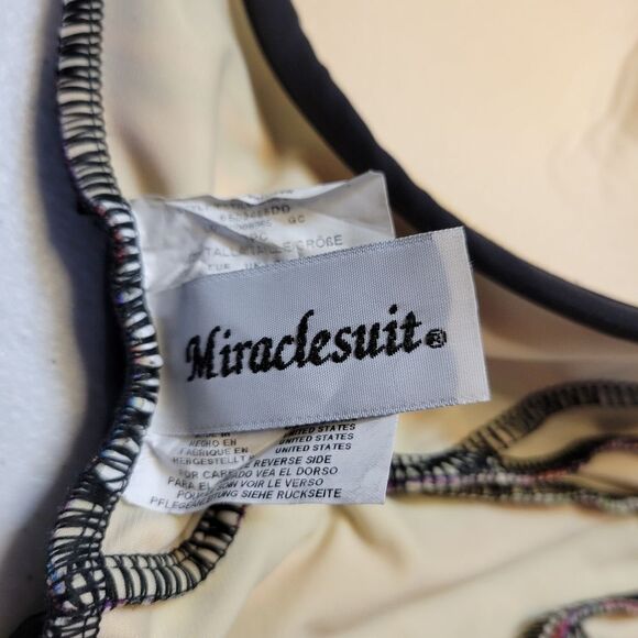 Miraclesuit Escape Night Lights Underwire Tummy Control One Piece Swimsuit - Picture 10 of 13